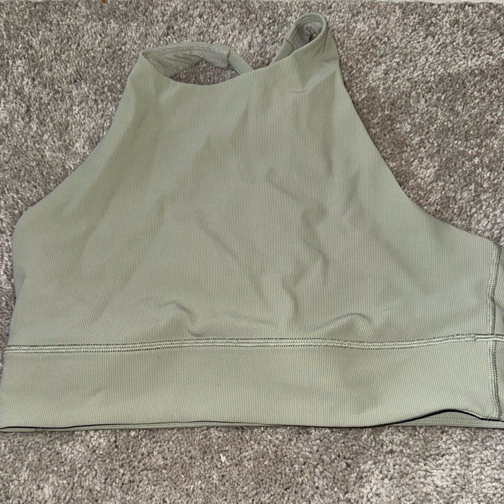 Lululemon high neck ribbed sports bra